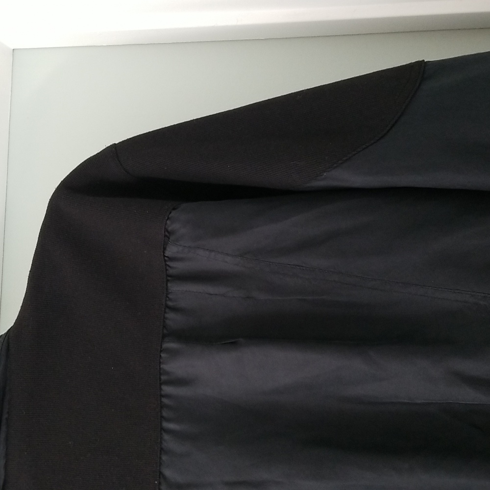 Vintage Lavon Silk Windbreaker Jacket Size M Black - Picture 6 of 12